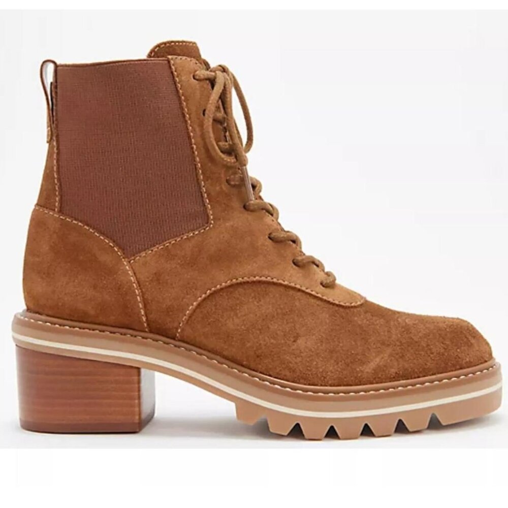 Bernardo Salerno Lace-up Oxford Boots, New, No Box